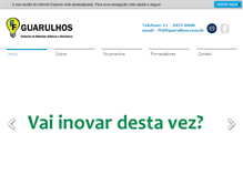 Tablet Screenshot of ffguarulhos.com.br